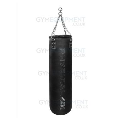 Physical Leather Punch Bag black