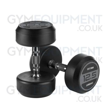 Jordan Rubber Dumbbell Sets (Grey)