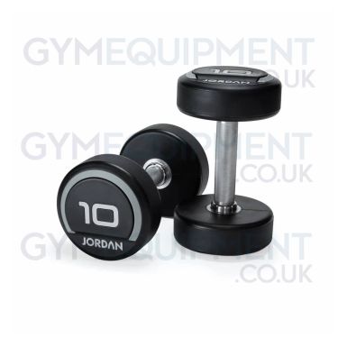 Jordan Premium Urethane Dumbbells (Grey Ends)
