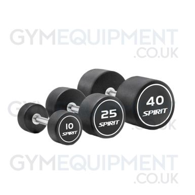 Spirit Rubber Dumbbells Round (Pairs)