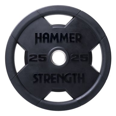 hammer strength round rubber olympic discs RNDX