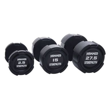 hammer strength rubber dumbbell sets