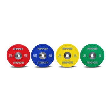 hammer strength urethane olympic bumper plates