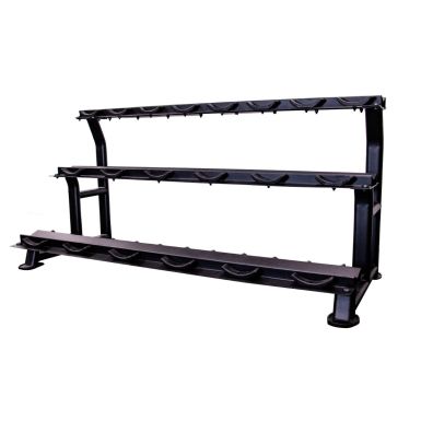 Jordan 10 Pair Dumbbell Rack with Saddles (3 Tier)