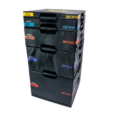 soft plyometric boxes - set of 5