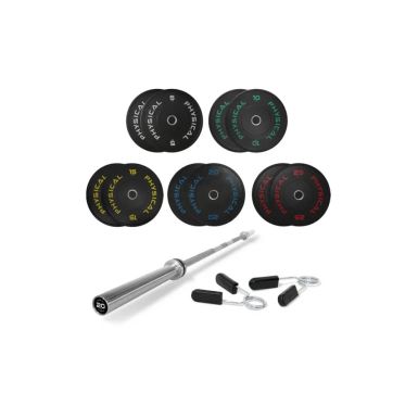 Physical Rubber Competition Bumper Plate Set (170kg)