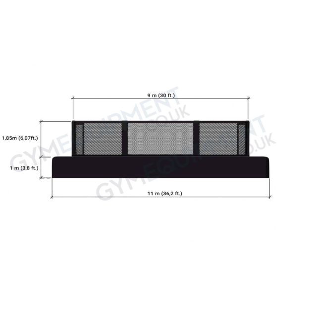 9m UFC Competition MMA Cage with Platform Catwalk