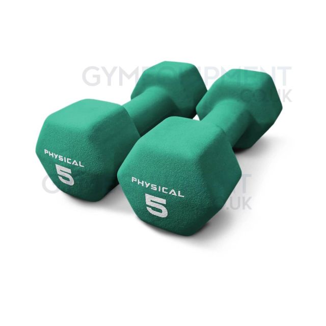 Physical 5kg Neo-Hex Studio Dumbbells