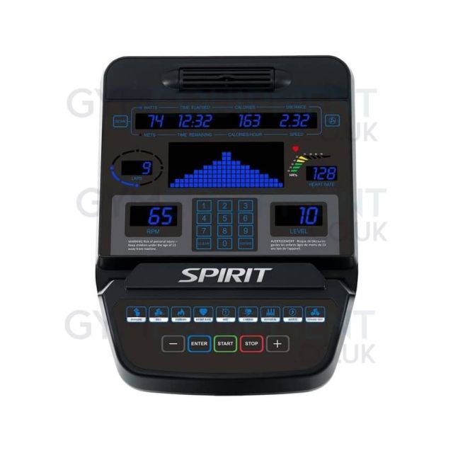 Spirit Fitness CU900 Upright Bike (LED Console)