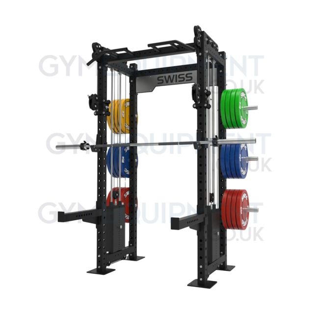 Swiss Performance Half Rack with Dual Weight Stacks