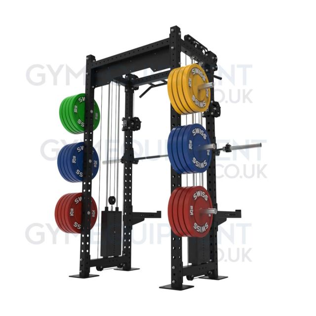 Swiss Performance Half Rack with Dual Weight Stacks