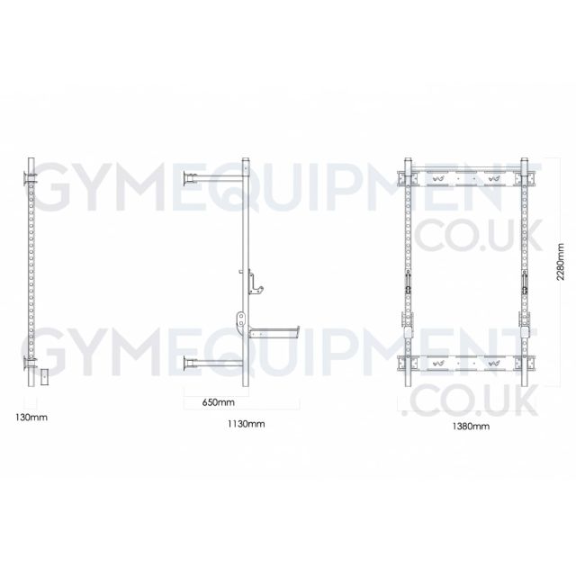 Watson Wall Mounted Half Rack