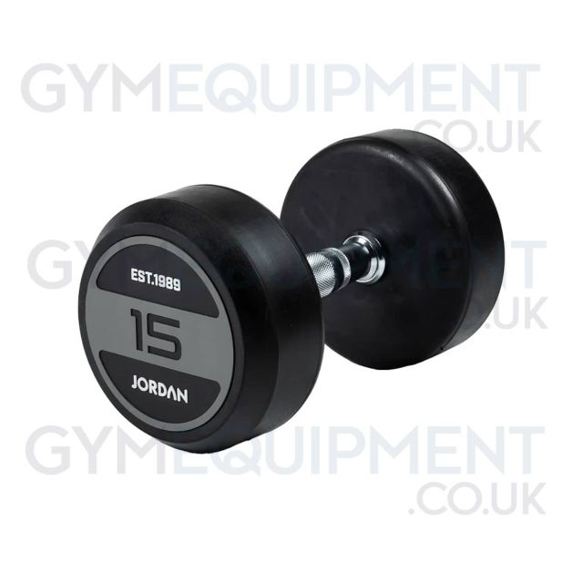 Jordan Rubber Dumbbell Sets (Grey)