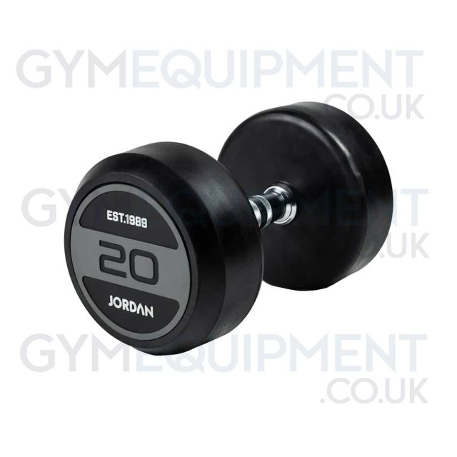 Jordan Rubber Dumbbell Sets (Grey)