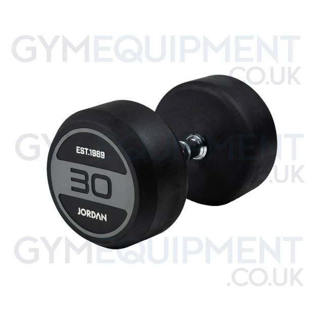 Jordan Rubber Dumbbells (Grey) Up to 70kg