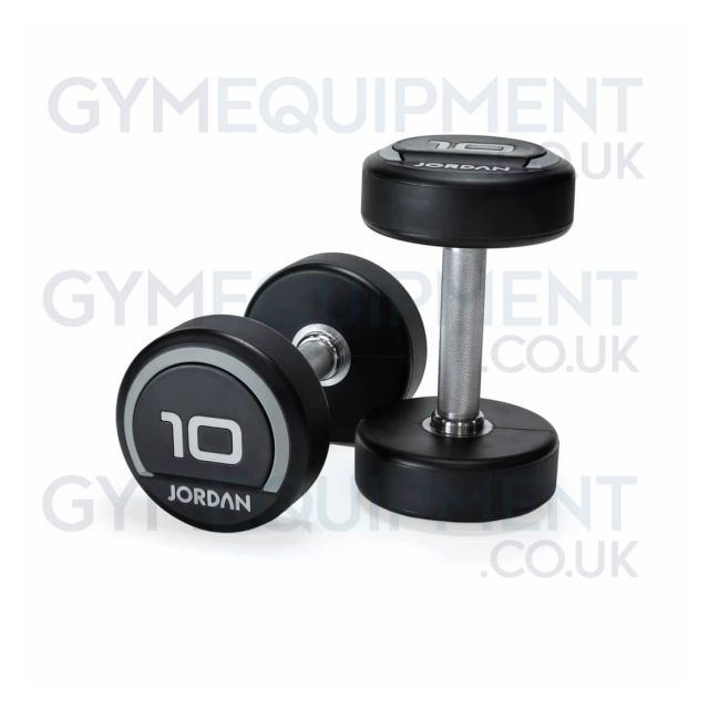 Jordan Premium Urethane Dumbbells (Grey Ends)