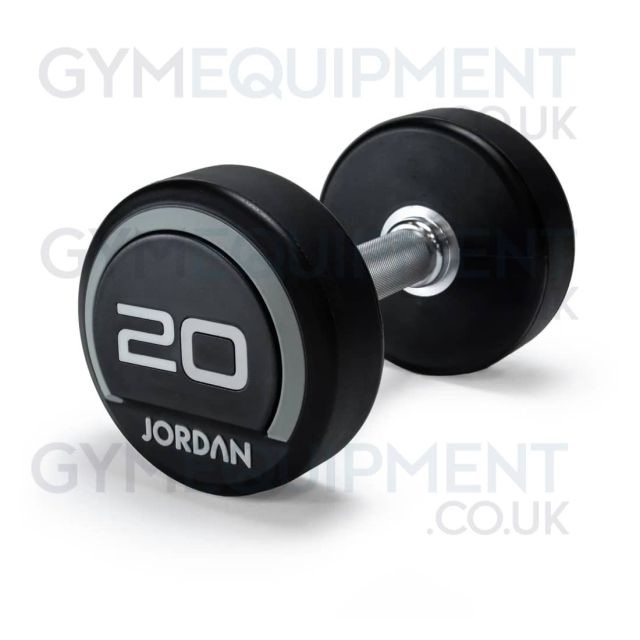 Jordan Premium Urethane Dumbbells (Grey Ends)