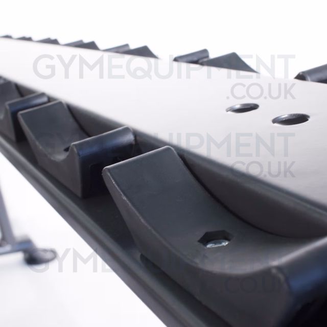 Physical 3 Tier Horizontal Dumbbell Saddle Rack