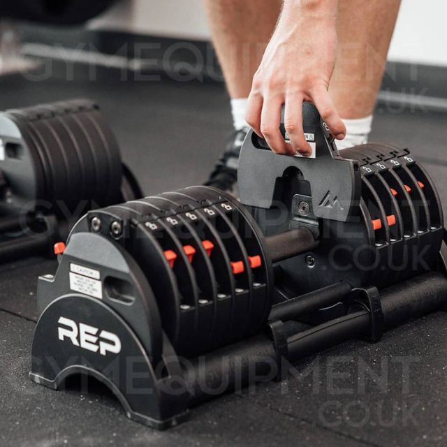 REP Fitness Quickdraw Adjustable Dumbbells