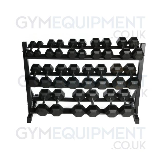 Swiss Barbell Rubber Hex Dumbbell Sets