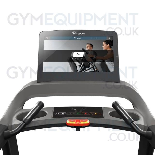 Vision Fitness T600E Treadmill - HD Entertainment Console