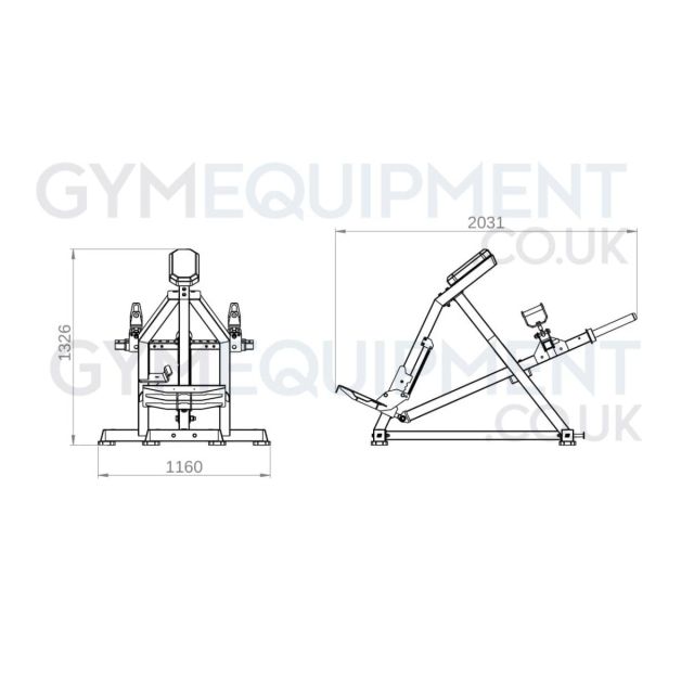 Exigo Plate Loaded 2.0 T-Bar Row Chest Support