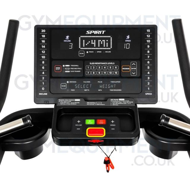 Spirit Fitness CTSBS900 Slat Belt Sled Treadmill