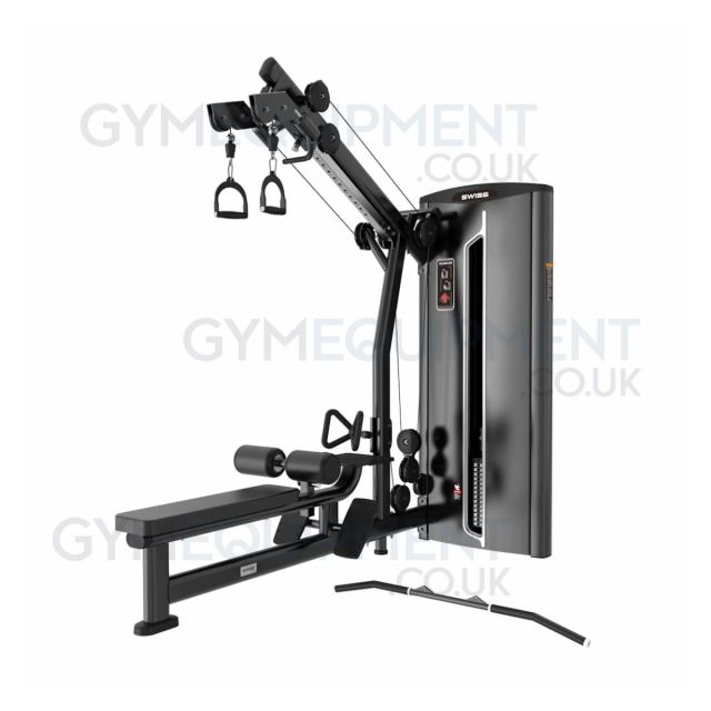 Swiss Barbell Lat Pull Down - Low Row