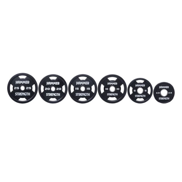 Hammer Strength RNDX Urethane Olympic plates RNDX