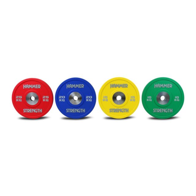 hammer strength urethane olympic bumper plates