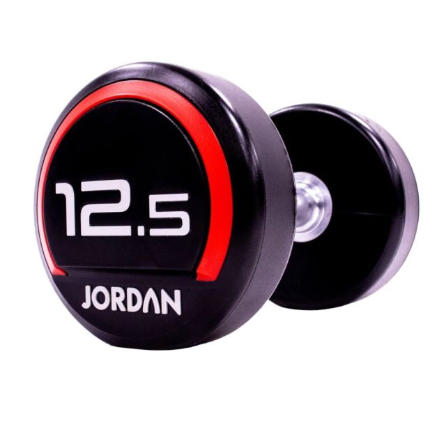 Jordan Premium Urethane Dumbbells (Red Ends)