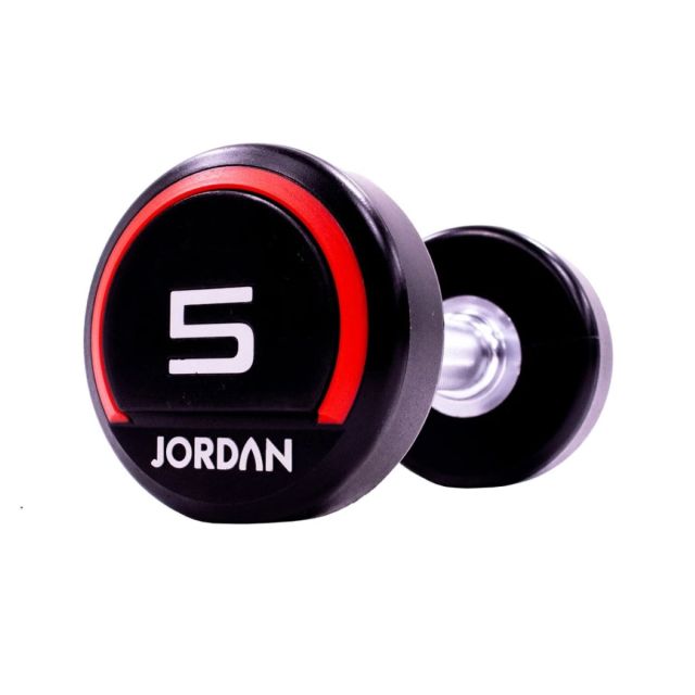 Jordan Premium Urethane Dumbbells (Red Ends)