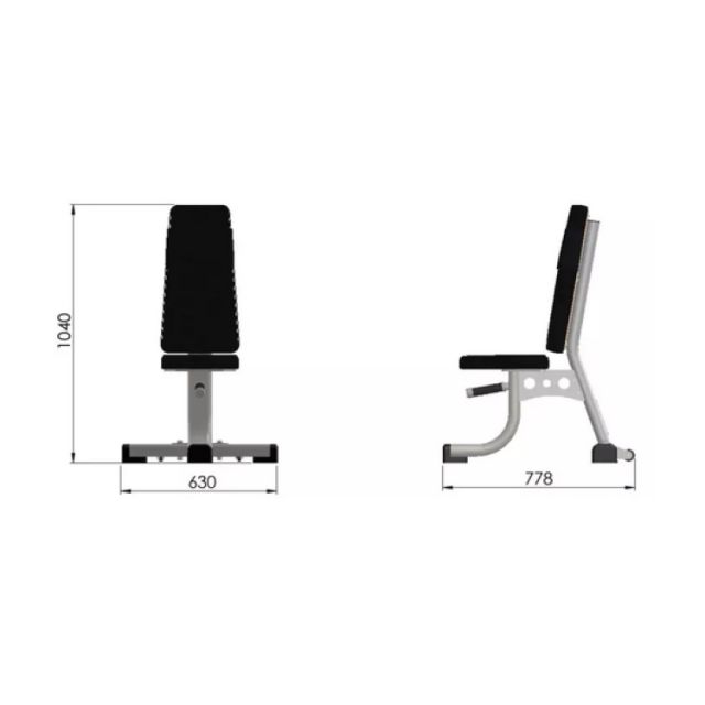 Exigo Upright Utility Bench