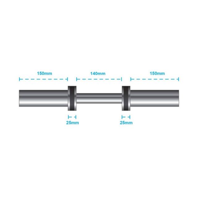Pro Olympic Dumbbell Bar (Single)