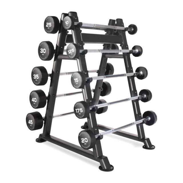 physical 10 barbell rack
