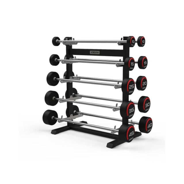 Jordan 10 Bar Straight Barbell Rack