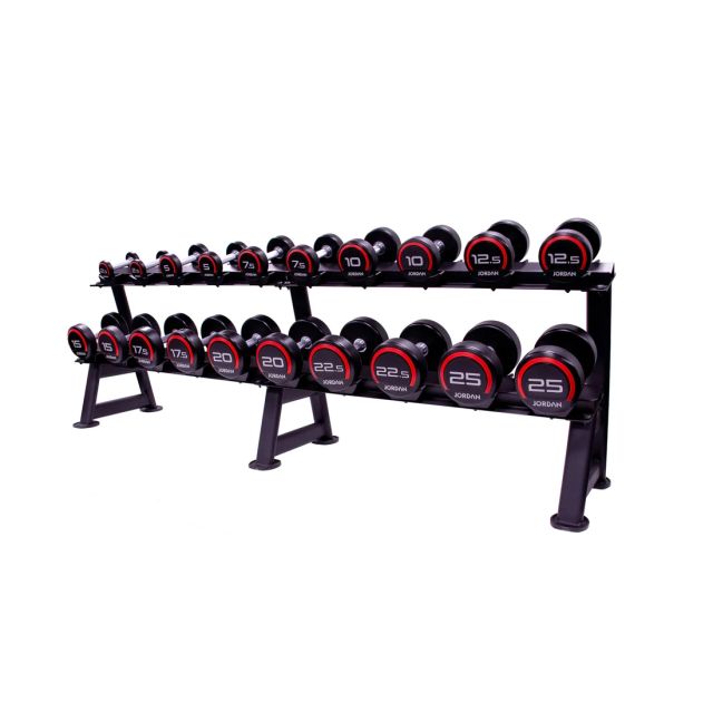 Jordan 10 Pair Dumbbell Rack (2 Tier)