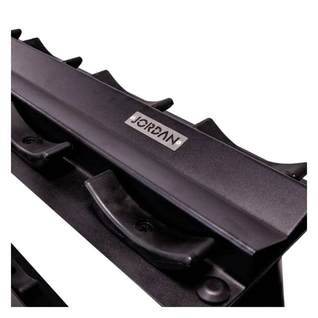 Jordan 12 Pair Dumbbell Rack with Saddles (2 Tier)