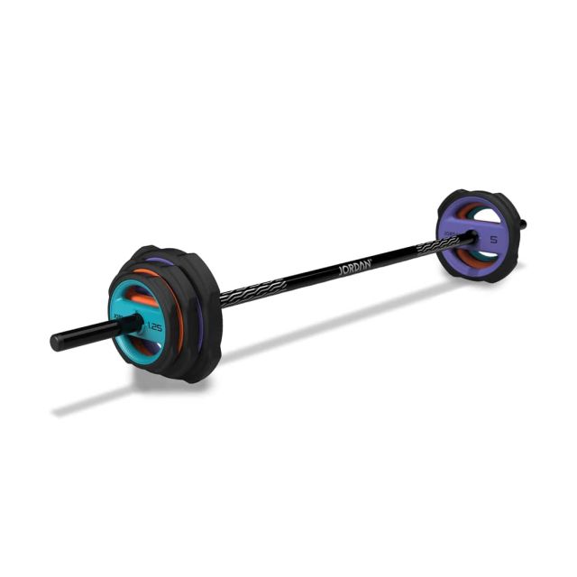 Ignite Pump X Urethane Studio Barbell Sets with Rack