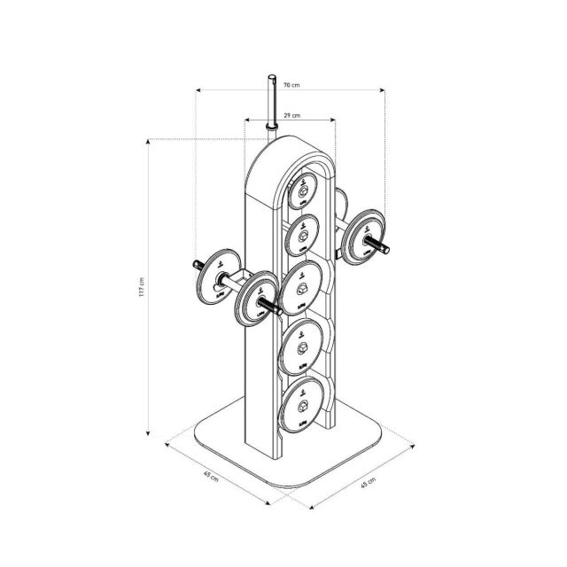 NOHRD WeightPlates Tower