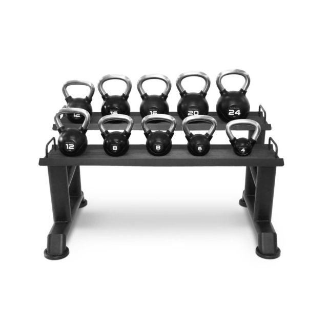 Physical Company 10 PU Kettlebell Set with Rack