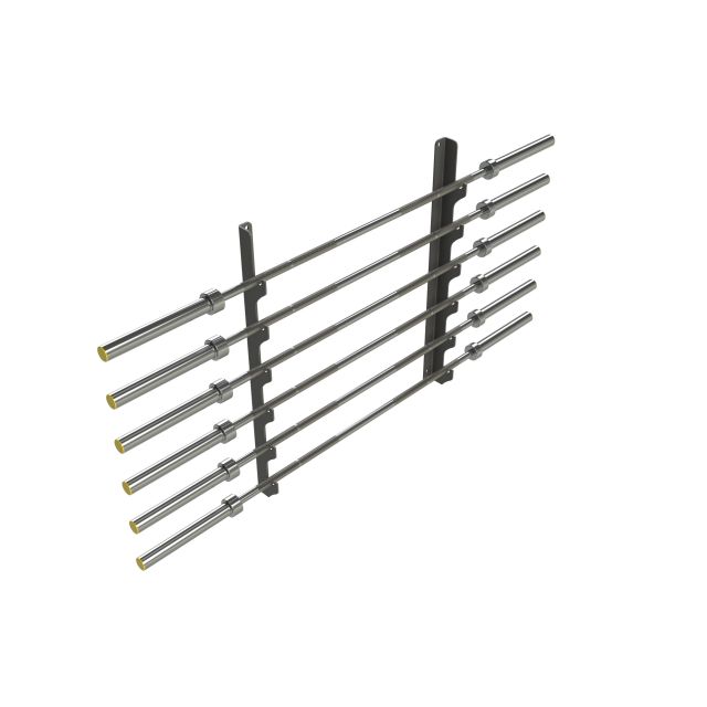 Jordan Wall Mounted Olympic Bar Rack - Black