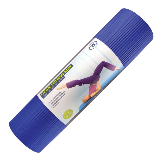 Core Fitness Mat - 10mm in Blue