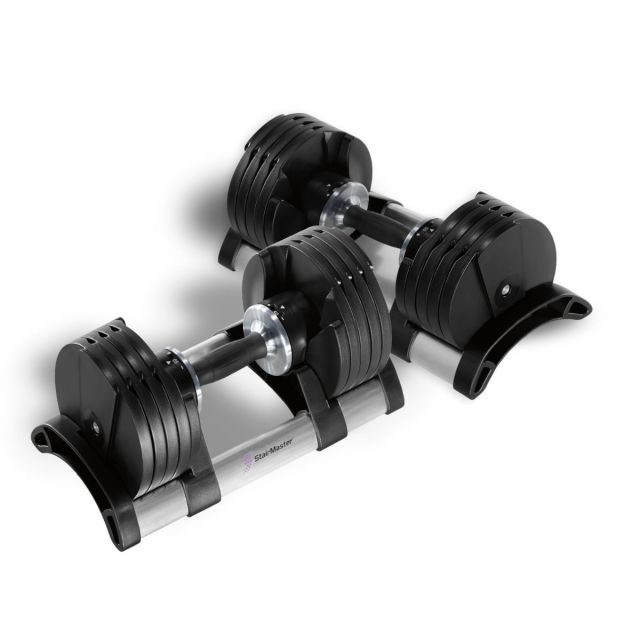stairmaster twistlock adjustable dumbbells